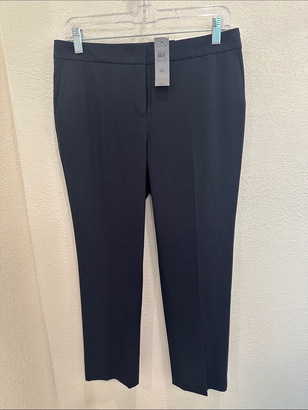 Ann Taylor Tailored Navy Pants - the Ankle in Curvy